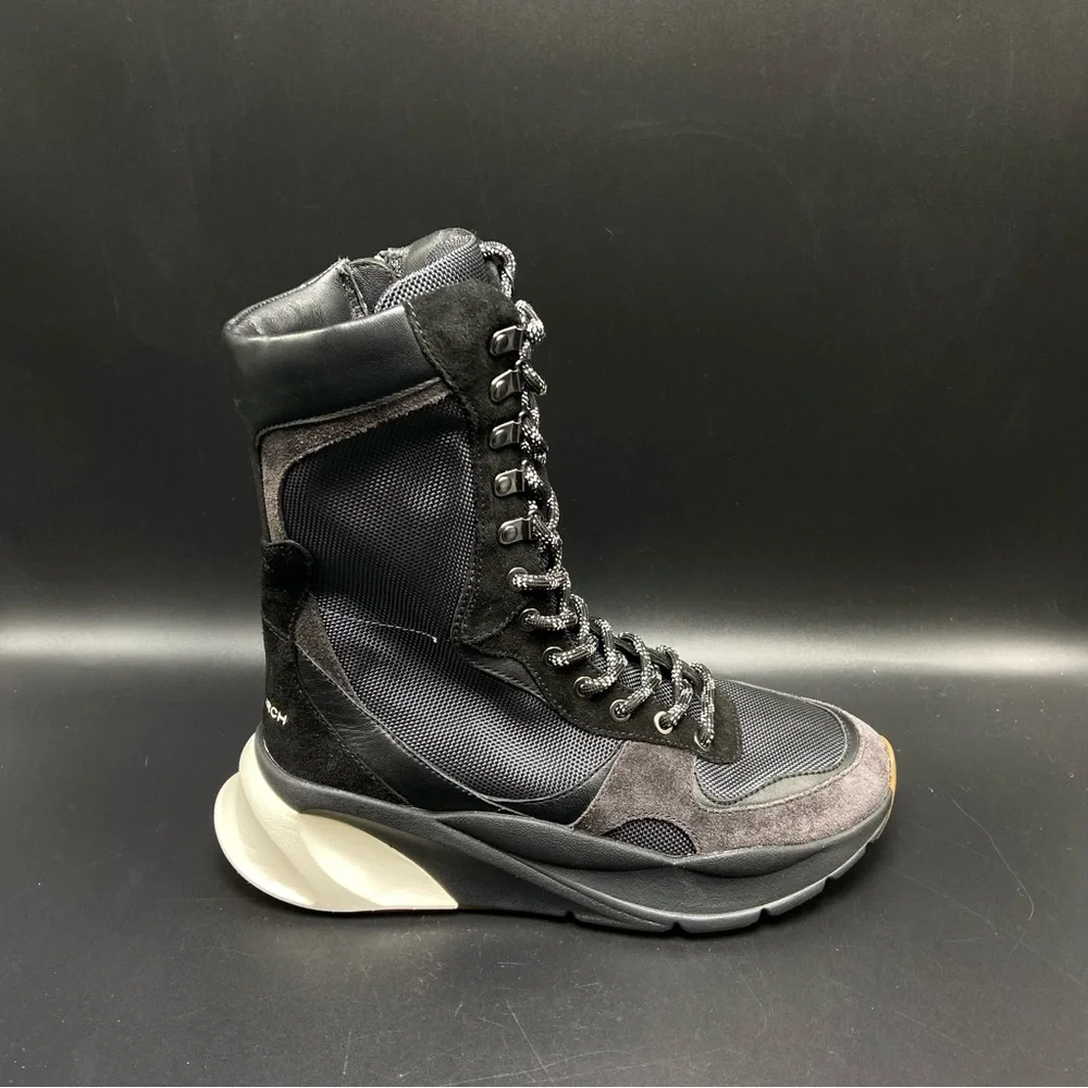 Tory Burch Sawyer Boxer High Top Sneaker Boots Women's Size 6‎ New W/Box